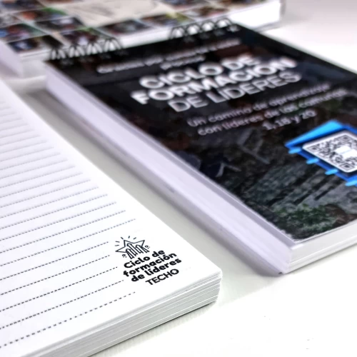 Libretas pasta blanda para emprendedores