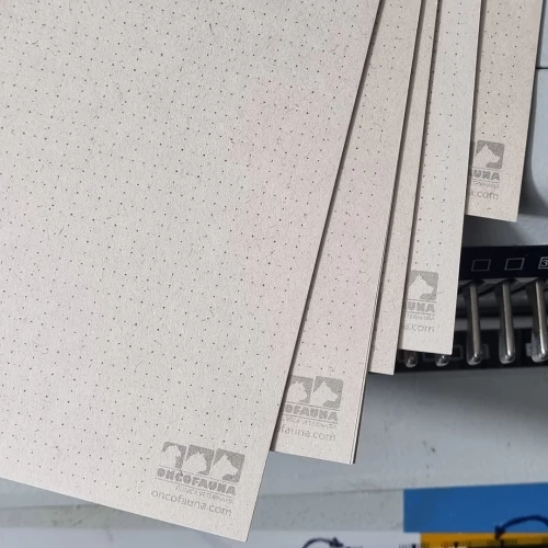 Hojas internas personalizadas con marca de agua